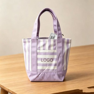 New Style Blank Grocery Reusable Shopping Cotton Canvas Tote <b>Bags</b> with Pocket for Women Student With Custom Logo - Product Image 5
