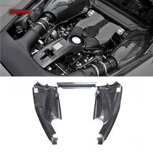 Pièces automobiles pour voitures, couvercle de compartiment moteur arrière en fibre de carbone sèche de style OEM 488 pour Ferrari 488 Spider, kit d'intérieur du compartiment moteur - Product Image 2