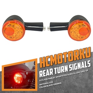 Système d'éclairage <span class=keywords><strong>arrière</strong></span> LED pour moto <span class=keywords><strong>Harley</strong></span> <span class=keywords><strong>Sportster</strong></span> XL883 XL1200 Iron 1992-2022, clignotant, <span class=keywords><strong>feu</strong></span> stop et <span class=keywords><strong>feu</strong></span> de position - Product Image 2