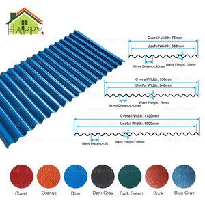 Tegole in PVC Stile Moderno Copertura Antipioggia Asa per Magazzini Resistente al Calore Tipo Tetto Ondulato in PVC - Product Image 4
