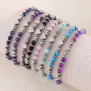 Girls Inspirational Graduation Gift Crystal Beaded <b>Bracelets</b> Graduation Beaded Colorful <b>Gemstone</b> <b>Bracelet</b> - Product Image 3