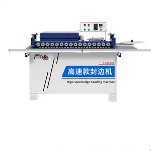 High Quality full automatic woodworking trimming edge banding machine auto panel feeding woodworking edge bander