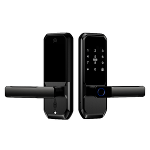 ประตูไม้ในร่มล็อคลายนิ้วมือสำหรับเปิดประตูเข้าบ้านล็อครหัสผ่านด้วยกราฟฟิตีล็อคประตูอัจฉริยะ - Product Image 4