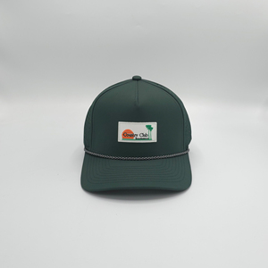 Casquette Snapback OEM personnalisée de haute qualité, 5 panneaux, gris anthracite, visière plate, découpe laser, perforations, imperméable - Product Image 6
