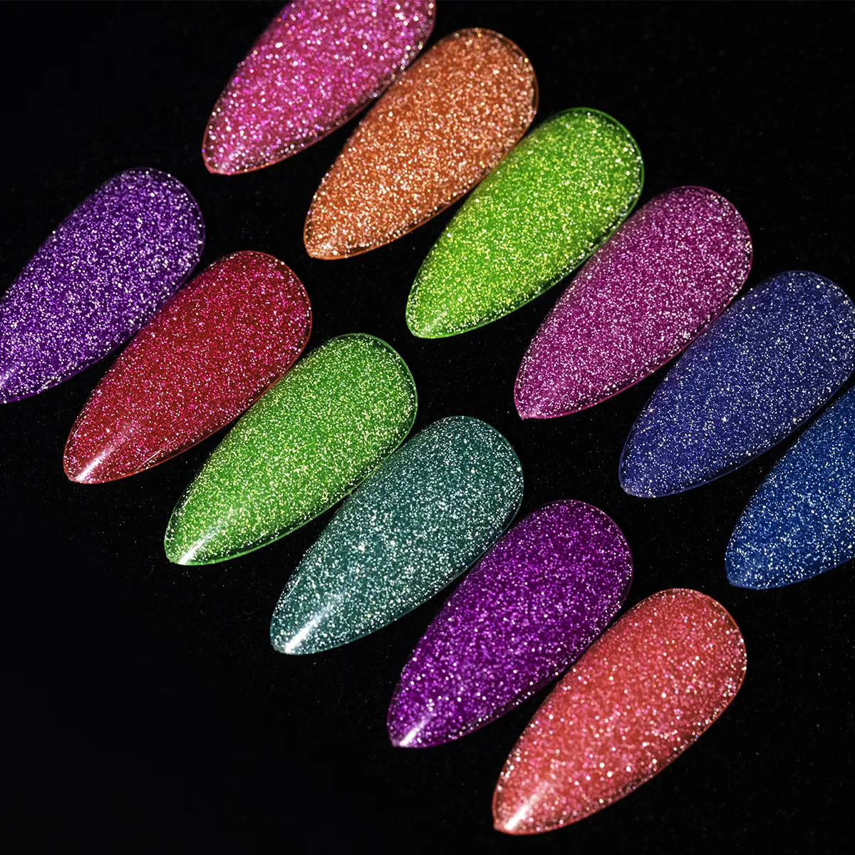 Meilleur fabricant professionnel Nouveau vernis à ongles hautement pigmenté Vente en gros Gel à paillettes réfléchissant