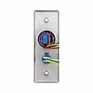 12V-24V <span class=keywords><strong>Alarma</strong></span> <span class=keywords><strong>de</strong></span> incendio Liberación <span class=keywords><strong>de</strong></span> puerta Sensor sin contacto Metal <span class=keywords><strong>Manual</strong></span> Anulación Botón <span class=keywords><strong>de</strong></span> salida Interruptor No Touch Wave para abrir - Product Image 3
