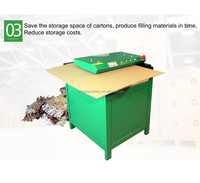 Boîte en carton industrielle pour matériaux d'emballage cellulaire Déchiqueteur de papier kraft en carton ondulé