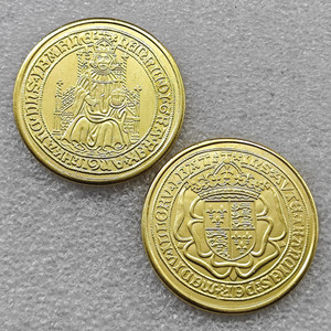 Pièce de monnaie souvenir en <span class=keywords><strong>or</strong></span> HENRY VII 1489, style antique, pièces commémoratives, cadeaux, décoration de la maison - Product Image 1