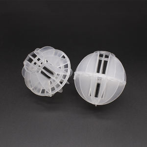Embalaje de bola hueca poliédrica de plástico moldeado para purificación de agua tamaño aleatorio forma aleatoria - Product Image 5