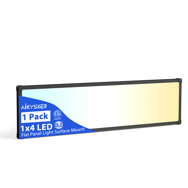 China Factory Modern Aluminum 120-277V 50W 1*4 Dual Colors Surface Mounted LED Panel 5CCT High Efficiency High PFC0-10V Dimmer