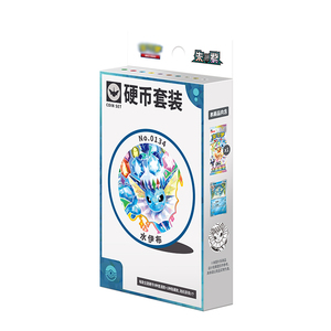 Poke Mon CSV9.5C <span class=keywords><strong>Glaceon</strong></span> Coin Set Caja Individual de Monedas Temáticas de Ice Eeveelution con Protección para Tarjetas y Paquetes Versión SC - Product Image 1
