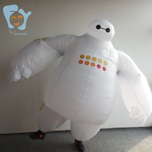 Disfraz de <span class=keywords><strong>robot</strong></span> Baymax inflable gigante de Halloween, productos de costura, Mini ventilador y caja de batería, sombrero Led de Año Nuevo, La Funcosa - Product Image 5