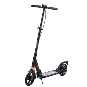 Trottinette pliable pour adultes avec frein à main, hauteur réglable, transport urbain - Product Image 2