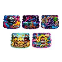 Bolsa de Embalaje con Cierre Ziplock de Mylar, Forma Irregular, Flexible, Especial, para Galletas, Dulces, Gelatina, Bocadillos, Alimentos, Chocolate, Disponible en Stock