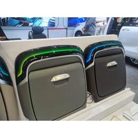 Vente en gros de plateau de véhicule de luxe table de siège arrière avec chargeur sans fil et lumière d'ambiance Aurora