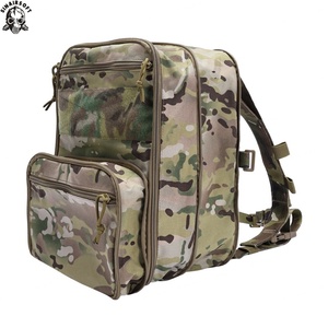 Tactical Hydration Backpack Flatpack D3 Carrier <b>Molle</b> Pouch Hunting Gear Multipurpose Vest Assault Softback Travel <b>Bag</b> - Product Image 1
