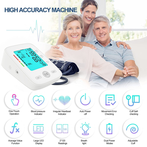 Tensiomètre intelligent style bras supérieur Suivi de la fréquence cardiaque et de l'oxygène Autonomie de la batterie de 7 jours Électrique pour les soins de santé à domicile - Product Image 3