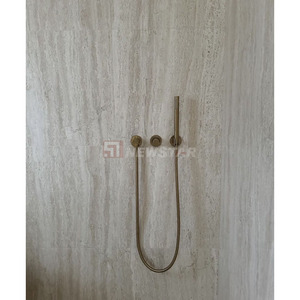Gabinetes de baño y tocadores de <span class=keywords><strong>estilo</strong></span> retro-<span class=keywords><strong>industrial</strong></span>, tocador de mármol natural de travertino, <span class=keywords><strong>lavabo</strong></span> de lavandería - Product Image 2