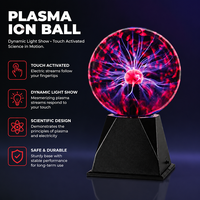 Lampe Plasma Décorative Amusante et Sphérique, Disponible en Gros, Idéale pour les Activités de Jeu en Intérieur, la Décoration de Table à la Maison pour Halloween