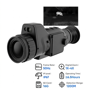 Caméra thermique infrarouge longue portée YXM335L 384x288, <span class=keywords><strong>vision</strong></span> nocturne, monoculaire, lunette de chasse, étanche, Wifi, portée effective de 1200 m - Product Image 1