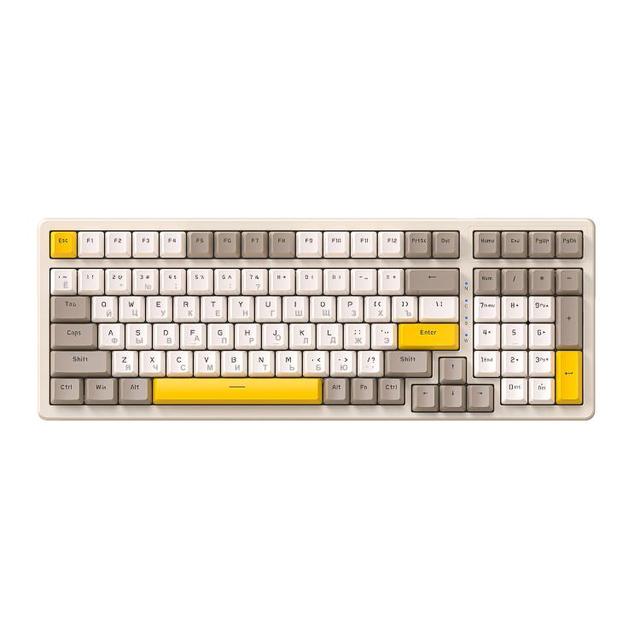 ZIYOULANG K3 MAX 100keys Russian Mechanical Keyboard Hot Swap Gasket Structure 1.5m Wired Gaming Keyboard Wholesale Dropshipping