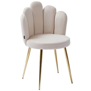Smdi mobiliário personalizado OEM/ODM azul marinho high-end jantar cadeira metal perna tecido de veludo estilo francês sala de jantar cadeiras - Product Image 4