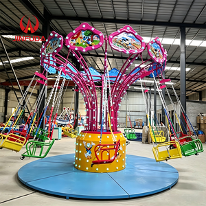 Attrazione da Luna Park: Giostra a 12 Posti Lotus Flying Chair per Esterni, Attrazione da Fiera in Vendita - Product Image 3