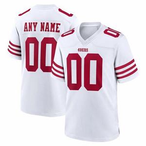 Großhandel Hochwertige Günstige American Football Trikot Genäht San Francisco NFling Alle 32 Teams Spieler Trikots Sportswear Shirt - Product Image 3