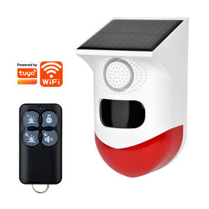 SMARSECUR Alarme de sécurité domestique sans fil Tuya, détecteur de mouvement PIR, étanche IP65, infrarouge, Wifi, alarme solaire extérieure - Product Image 1