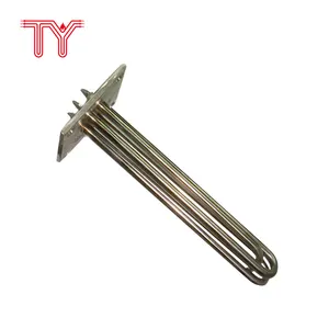 Industry Customized Different Sizes Stainless Steel Electric Flange Immersion Tubular Heater