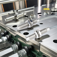 DC 24v detektor jarak posisi industri sensor jarak induktif logam penuh magnetis