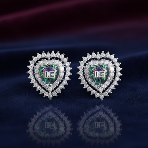 Boucles d'oreilles Dg en argent 925 avec cristal de quartz arc-en-ciel, bijoux de luxe pour femmes, bijoux de fête - Product Image 2