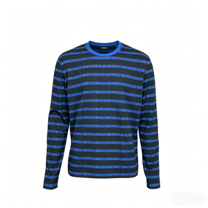 เสื้อยืดคอตตอนผู้ชาย 230gsm ขายส่ง เสื้อยืดคอกลมทรงบ็อกซี่แขนยาวผู้ชายแบบสั่งทำ - Product Image 1