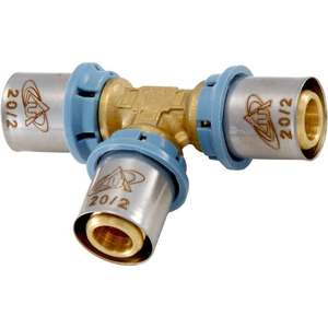 Raccord en T haut 16X16X16 T alliage acier au carbone acier inoxydable 25mm lisse galvanisé peint Compatible DELT tous les pipelines - Product Image 1