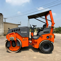 Rouleau compresseur HAMM HD14 Mini 5 tonnes de haute qualité avec tambour avant en acier et roue arrière en caoutchouc, modèle allemand original Hamm HD14 TV