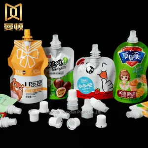 Hot Sell Customized Plastic White Spout Bottle Pouch Caps For Stand Up Bag plastic spout supplier