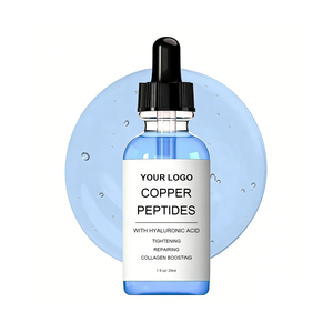 Siero Viso Personalizzato con Peptidi di Rame - con Peptide GHK-Cu e <span class=keywords><strong>Acido</strong></span> Ialuronico - Siero Antietà per il Viso - Product Image 1