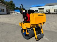 Rouleau vibratoire diesel portatif - Mini-compacteur de sol polyvalent pour le sable, l'asphalte et les travaux de terrassement