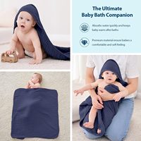 Lot de 2 serviettes à capuche pour nouveau-né, douces et absorbantes pour garçons, filles, nourrissons, tout-petits et enfants, grande taille 32x32 pouces