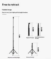 Nuevo Trípode Universal Antivibración para Selfies 2026, Soporte Extensible con Control Remoto Inalámbrico para Vlogging y Transmisión en Vivo para iPhone y Android