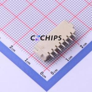 WAFER-HA2.54-7PWB Wire-to-Board Pin Header SMD,P=2.5mm Connector 1x7P 2.5mm Horizontal Mount XHB - Product Image 2