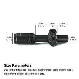 BANGBANG 1-6X24 SFIR SFP Optique en aluminium Tube de 30 mm Lunette de visée réglable HD avec mise au point latérale pour l'observation de la faune - Product Image 5