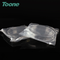 Boîte de Pétri de laboratoire TOONE-TW-150C stérile jetable en PS 100 mm avec couvercle pour culture de cellules microbiennes et bactéries en laboratoire