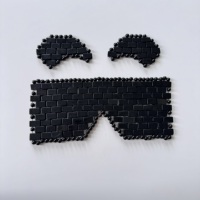 Nouveaux produits masque pour les yeux de sommeil blanc vert noir rose masques pour les yeux en cristal de jade de marque privée