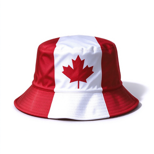 Chapeau de pêcheur avec drapeau national, en polyester et coton, protection UV, couvre-chef solaire pour la plage, les voyages et les sports - Product Image 5