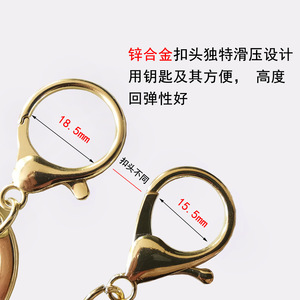 Celimi Lobster Keychain Stainless Steel Classic Hook Bag Accessories - Product Image 4