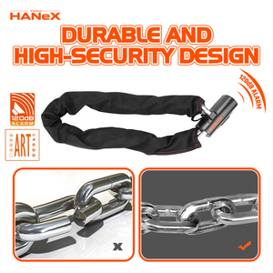 Vente en gros directe usine : <span class=keywords><strong>Antivol</strong></span> chaîne 120 dB pour vélo, <span class=keywords><strong>moto</strong></span> et vélo électrique <span class=keywords><strong>avec</strong></span> clés - Product Image 6