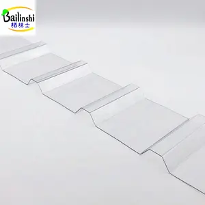 Transparante Polycarbonaat Gegolfde Pc-Plaat Voor Dakbedekking Ge Polycarbonaat Platen