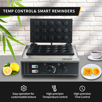 Machine à gaufres électriques à mini-grilles pour tartes aux œufs en acier inoxydable de 15 pièces, commande tactile, pour un usage domestique, adaptée aux enfants
