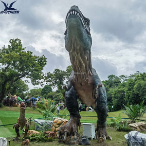 نموذج ديناصور كبير متحرك تي ريكس-12 متر بالحجم الطبيعي تمثال حديقة جوراسيك للبيع - Product Image 2